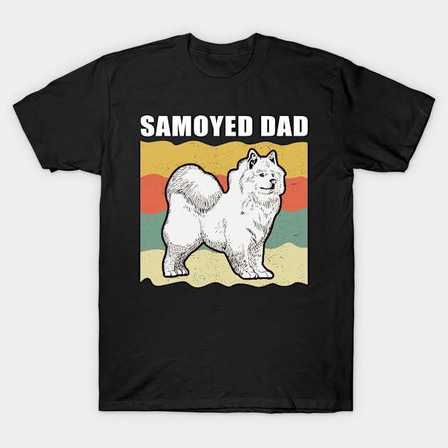 Samoyed Dad | Bjelkier Nordic Sled Dog Samoyed T-Shirt by Streetwear KKS